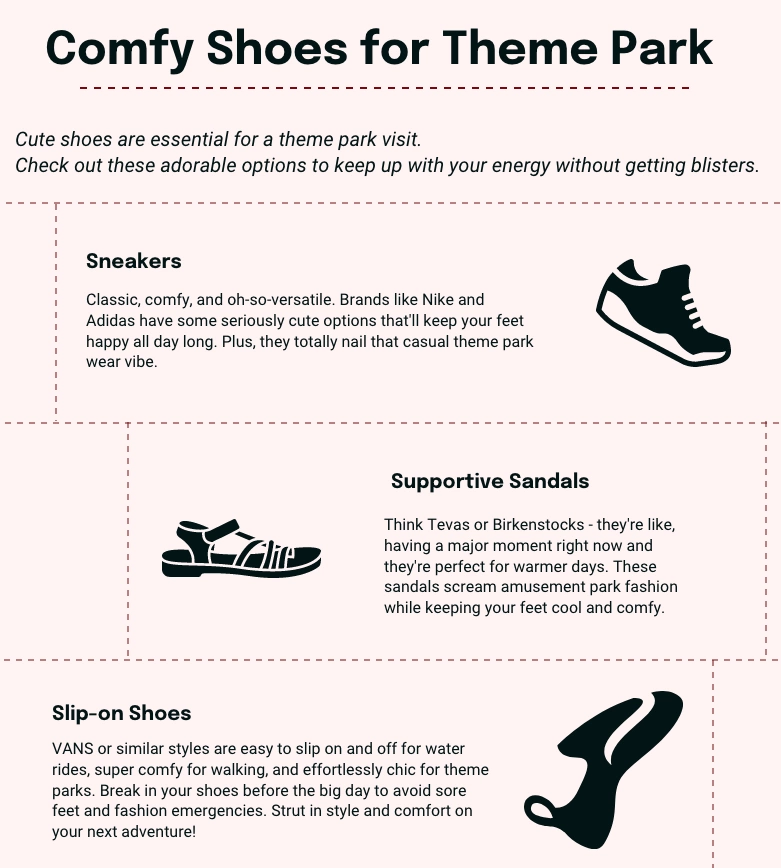 Comfy Shoes for Theme Parks